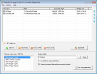 Okdo Pdf to Jpeg J2k Jp2 Pcx Converter screenshot